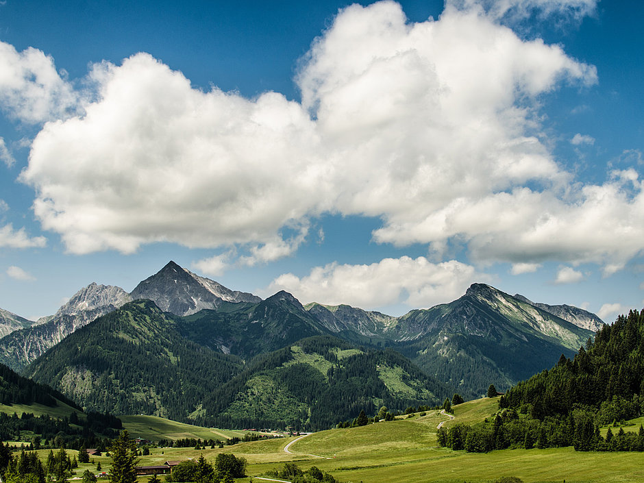 Berge im Tannheimer Tal - Hotel Bergblick
